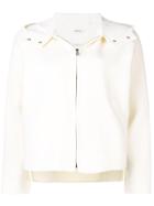 P.a.r.o.s.h. Zipped Hooded Jacket - White