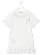 Monnalisa - Logo Print T-shirt Dress - Kids - Cotton/polyester/spandex/elastane - 2 Yrs, Toddler Girl's, White