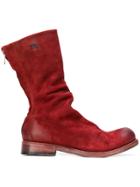 The Last Conspiracy Rear Zipped Boots - Red