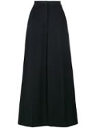 Stella Mccartney Darci Wide-leg Trousers, Women's, Size: 44, Black, Viscose/acetate/spandex/elastane