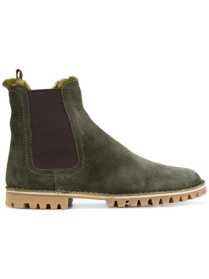 Car Shoe Chelsea Boots - Green