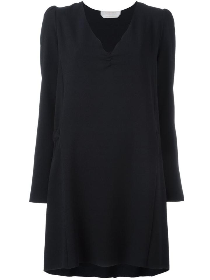 See By Chloé Knot Detail Dress, Women's, Size: 40, Blue, Viscose