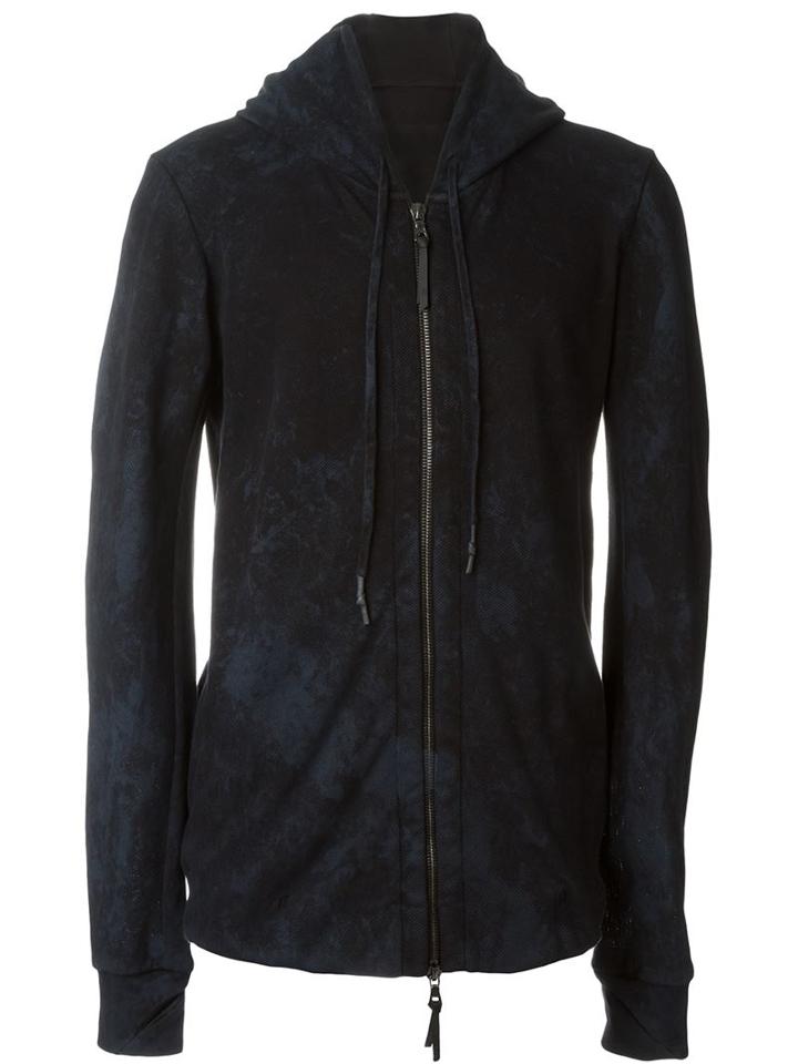 11 By Boris Bidjan Saberi Bleach Effect Hoodie