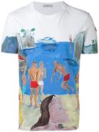 Moncler - Swimmers Print T-shirt - Men - Cotton - L, White, Cotton