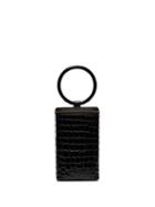 Tara Zadeh Mahin Crocodile-embossed Box Bag - Black