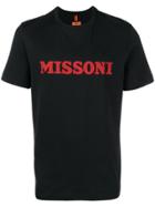 Missoni Logo Print T-shirt - Black