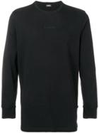 Diesel Logo Embroidered Sweatshirt - Black