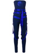 Fenty X Puma Belted Strapless Jumpsuit - Blue