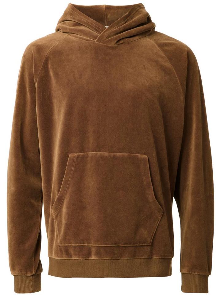 Monkey Time Front Pocket Hoodie, Men's, Size: Medium, Brown, Cotton/polyester