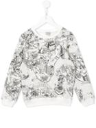 Paul Smith Junior New York City Print Sweatshirt, Boy's, Size: 8 Yrs, White