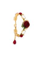 Dolce & Gabbana Crystal Rose Bracelet - Red