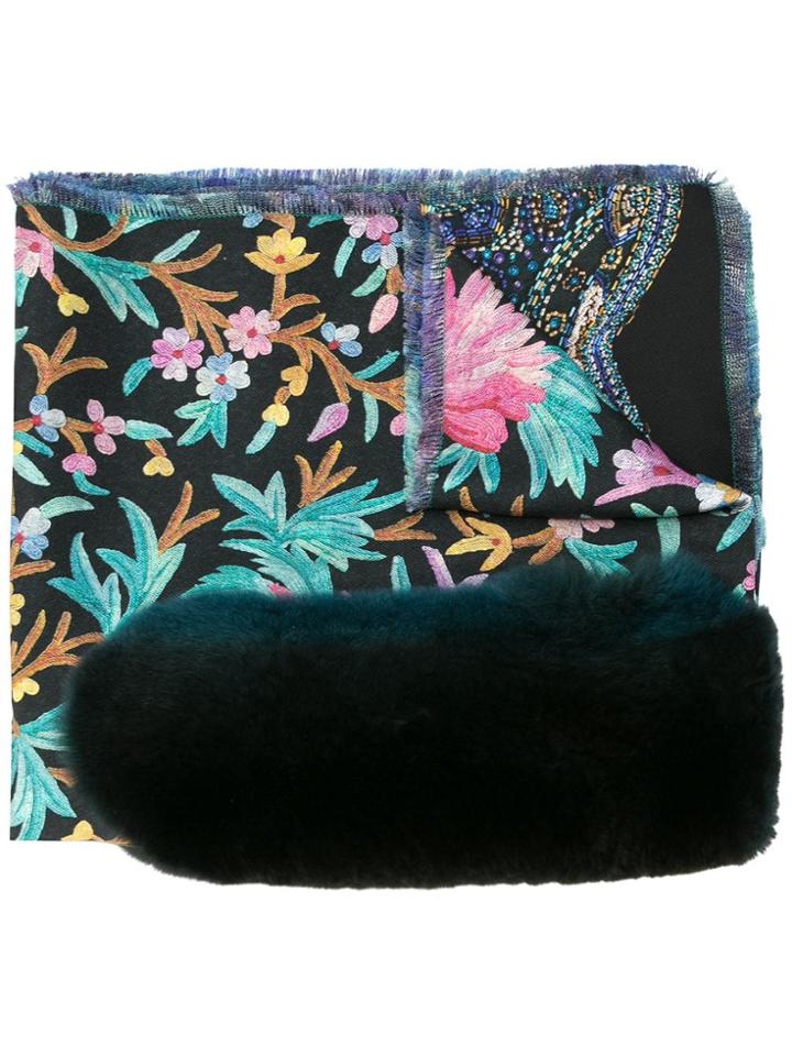 Pierre-louis Mascia Floral Printed Elongated Scarf - Multicolour