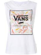 Vans Printed Muscle Tank Top - White