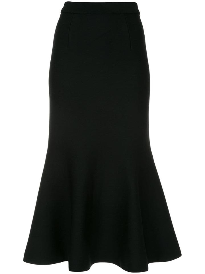 Le Ciel Bleu Lower Flared Skirt - Black