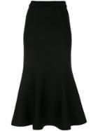 Le Ciel Bleu Lower Flared Skirt - Black