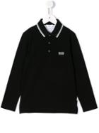 Boss Kids Long Sleeved Polo Shirt, Boy's, Size: 12 Yrs, Black