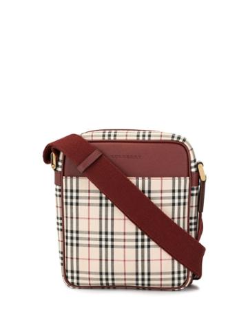 Burberry Pre-owned Check Shoulder Bag - Brown
