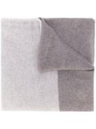 Fabiana Filippi - Contrast Scarf - Women - Polyamide/polyester/mohair - One Size, Grey, Polyamide/polyester/mohair
