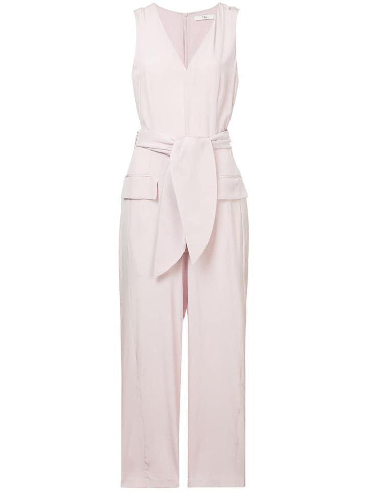 Tibi Belted Jumpsuit - Pink