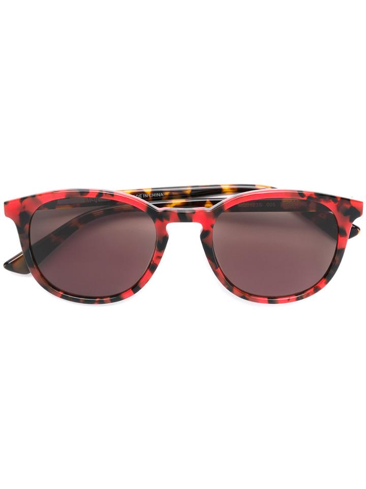 Mcq By Alexander Mcqueen Eyewear Round-frame Sunglasses - Red