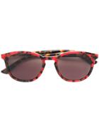 Mcq By Alexander Mcqueen Eyewear Round-frame Sunglasses - Red