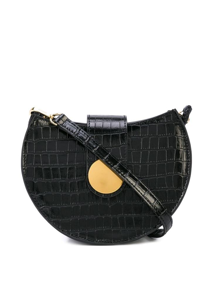 Elleme Structured Satchel Bag - Black