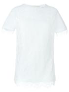 Christopher Kane Floral Lace Panel T-shirt