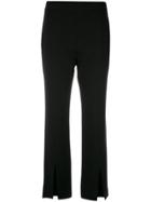 Nk Front Slits Trousers - Black