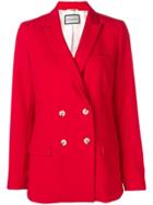 Roqa Double-breasted Jacket - Red