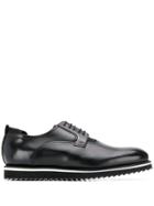 Karl Lagerfeld Contrast-sole Derby Shoes - Black