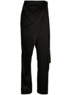 Oscar De La Renta Draped Trousers - Black