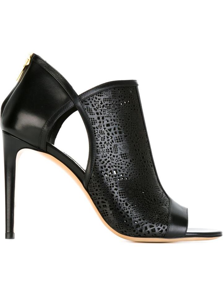 Salvatore Ferragamo Gayle Booties, Women's, Size: 36.5, Black, Leather