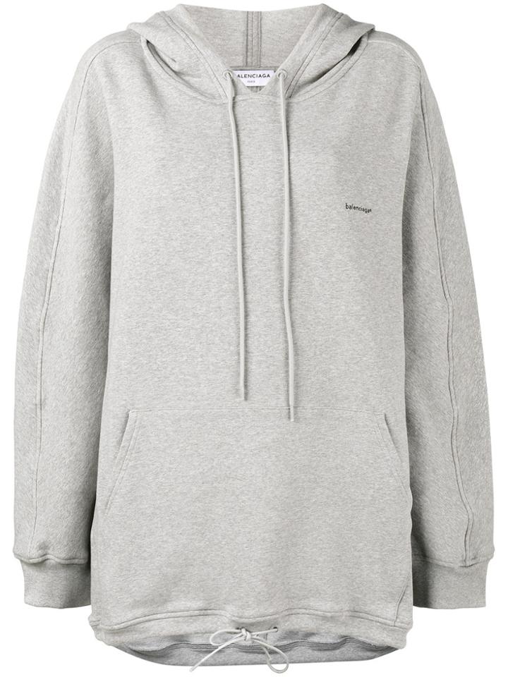 Balenciaga Cocoon Hoodie Sweater - Grey