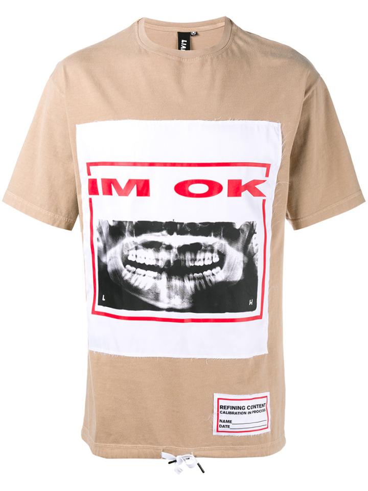 Liam Hodges I'm Ok Printed T-shirt - Nude & Neutrals