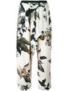 Antonio Marras Floral Print Trousers - Nude & Neutrals