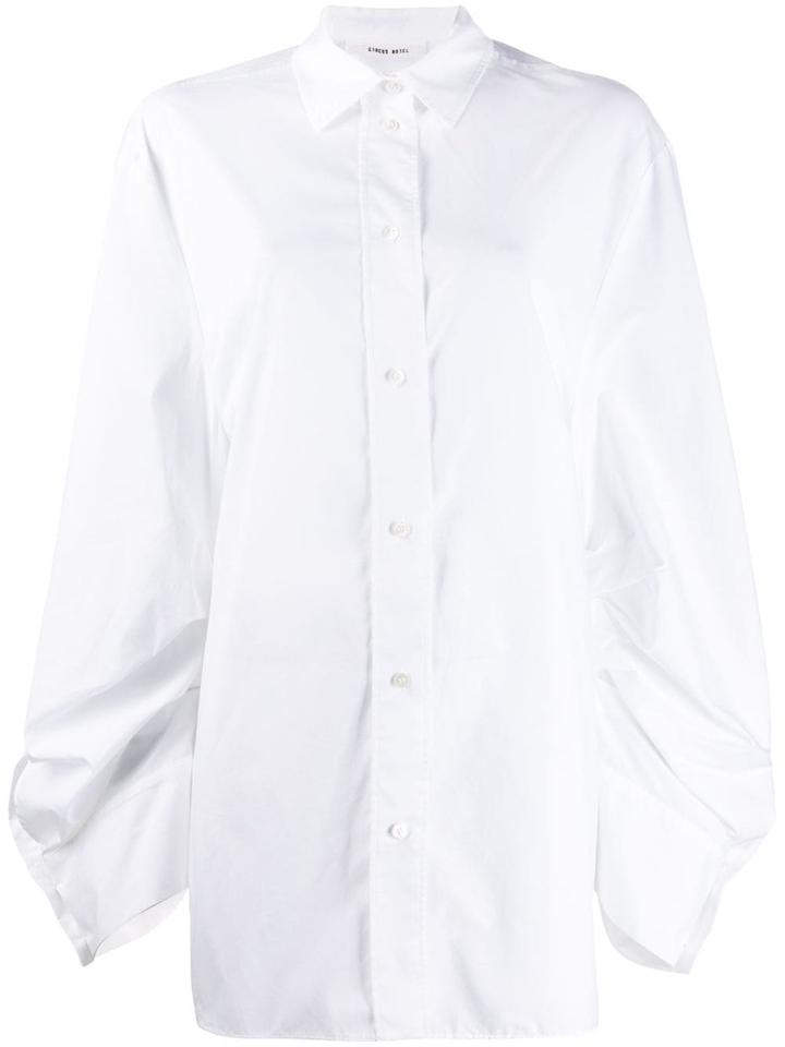 Circus Hotel Extra Long Sleeve Shirt - White