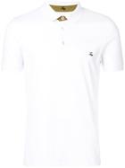 Fay Logo Embroidered Polo Shirt - White