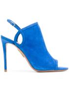 Aquazzura Open Toe Sandals - Blue