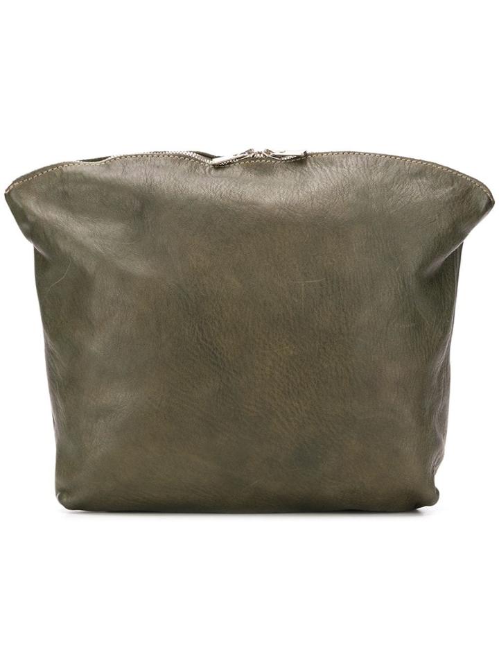 Guidi Full Grain Beautycase Pouch - Green