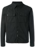 Belstaff Zipped Shirt Jacket, Men's, Size: Small, Black, Polyester