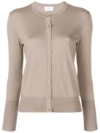 Snobby Sheep Crew Neck Cardigan - Nude & Neutrals