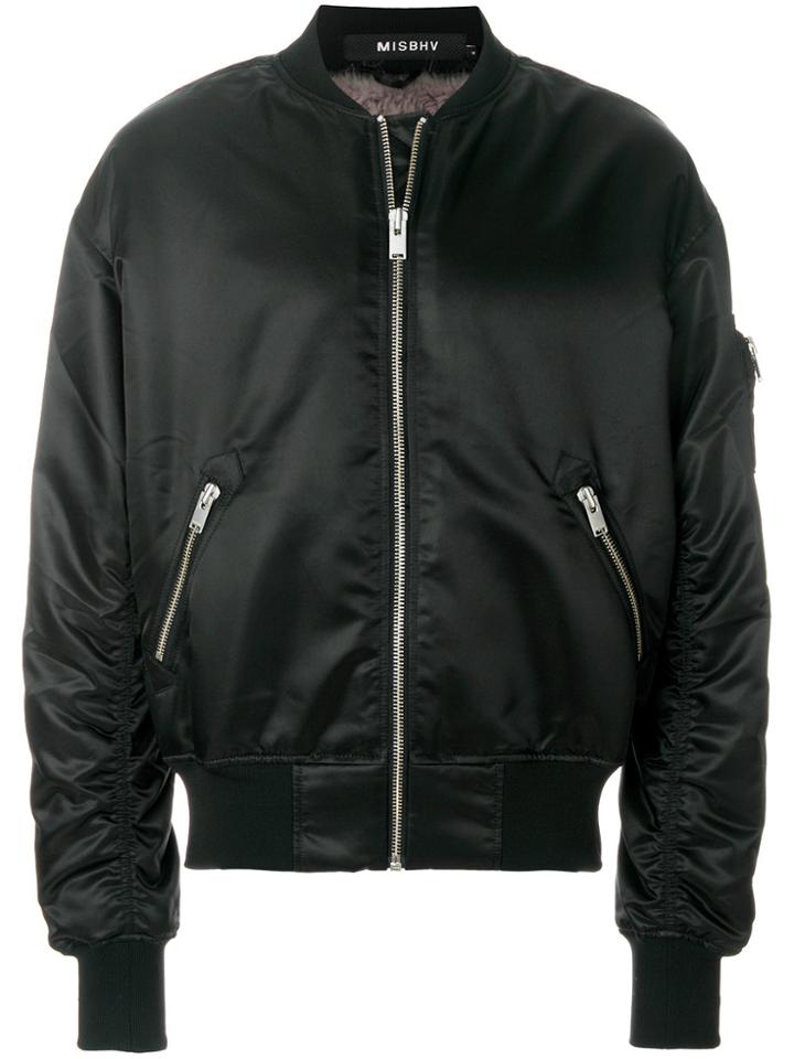Misbhv Euphoria Print Bomber Jacket - Black
