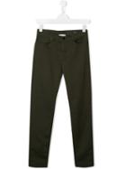 Dondup Kids Teen Slim Trousers - Green