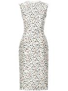 Jason Wu Collection Floral Print Sleeveless Dress - White