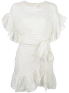 Isabel Marant Étoile - Delicia Dress - Women - Linen/flax/viscose - 38, Nude/neutrals, Linen/flax/viscose