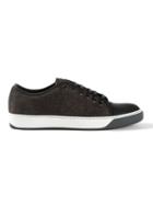 Lanvin Low Sneakers, Men's, Size: 7, Black, Calf Leather/rubber