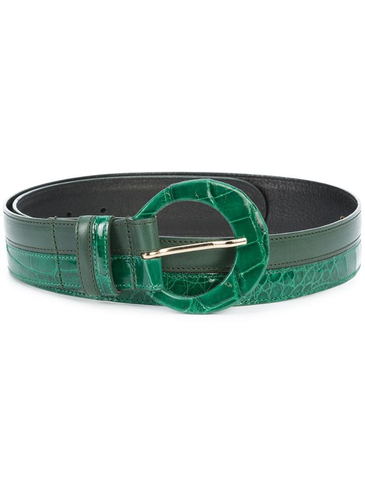 Oscar De La Renta Two-tone Belt - Green