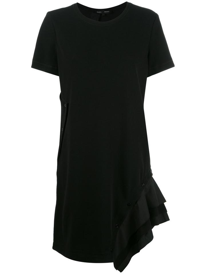 Proenza Schouler T-shirt Dress, Women's, Size: 4, Black, Cotton/nylon