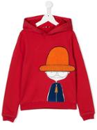 Little Marc Jacobs Teen Graphic Print Hoodie - Red