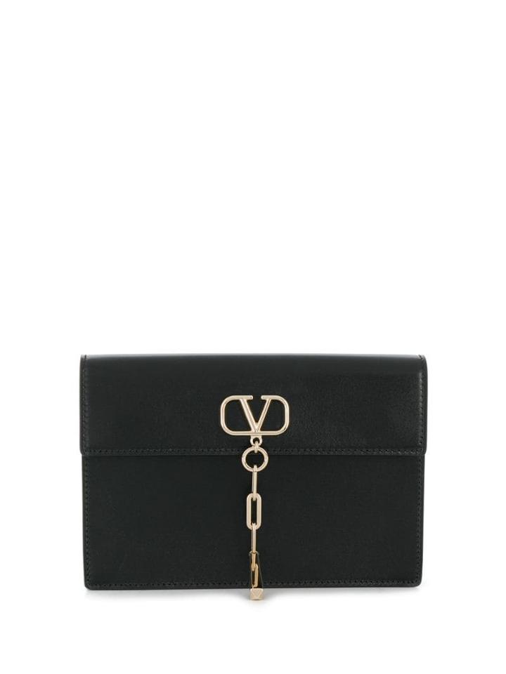 Valentino Valentino Garavani Vring Clutch Bag - Black